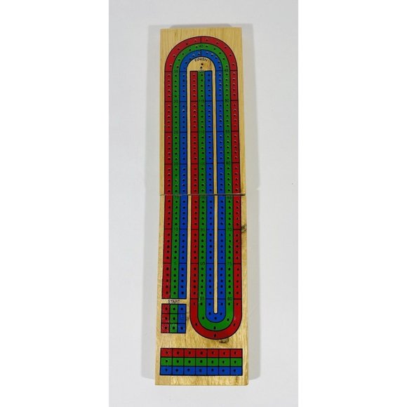 Pavilion Wood Cribbage Board Game Track Replacement BOARD ONLY - Picture 5 of 5